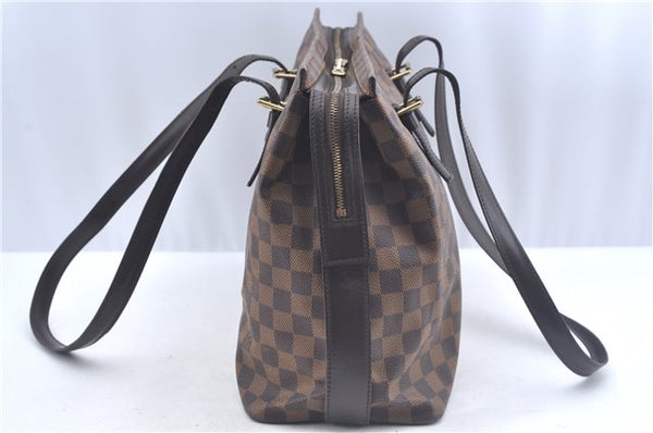 Authentic Louis Vuitton Damier Chelsea Shoulder Tote Bag N51119 LV J4579