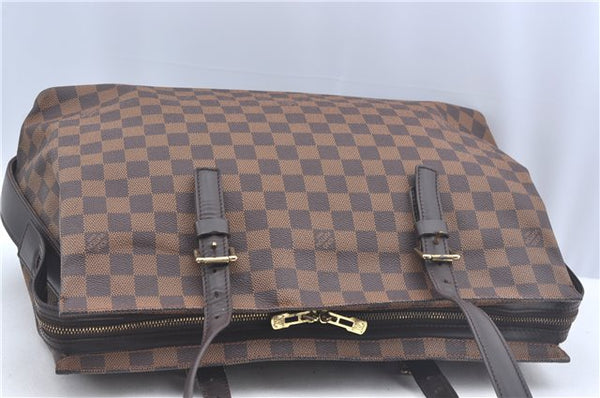 Authentic Louis Vuitton Damier Chelsea Shoulder Tote Bag N51119 LV J4579