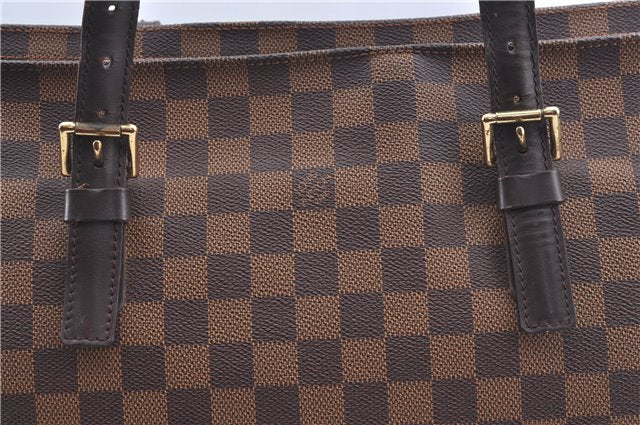 Authentic Louis Vuitton Damier Chelsea Shoulder Tote Bag N51119 LV J4579