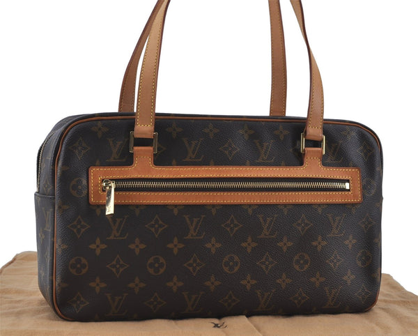 Authentic Louis Vuitton Monogram Cite GM Shoulder Bag M51181 LV J4587