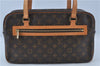 Authentic Louis Vuitton Monogram Cite GM Shoulder Bag M51181 LV J4587