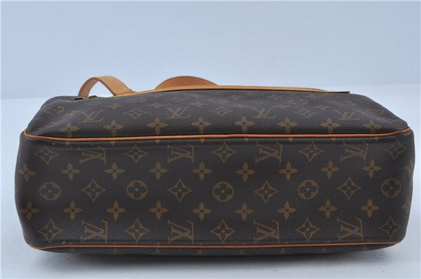 Authentic Louis Vuitton Monogram Cite GM Shoulder Bag M51181 LV J4587
