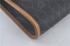 Auth Christian Dior Honeycomb Shoulder Cross Bag Chain PVC Leather Black J4607