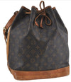 Authentic Louis Vuitton Monogram Noe Shoulder Drawstring Bag M42224 LV J4608