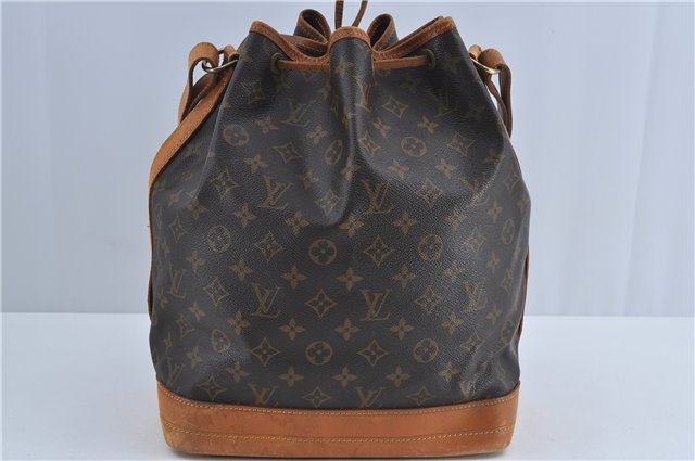 Authentic Louis Vuitton Monogram Noe Shoulder Drawstring Bag M42224 LV J4608