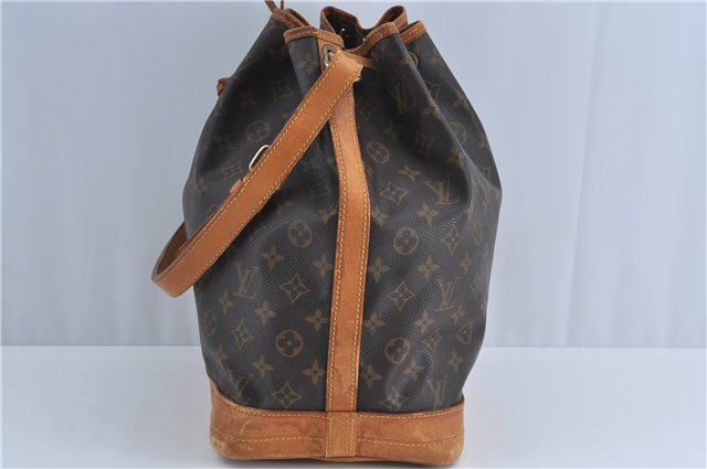 Authentic Louis Vuitton Monogram Noe Shoulder Drawstring Bag M42224 LV J4608