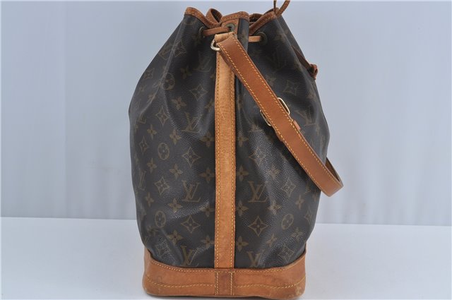 Authentic Louis Vuitton Monogram Noe Shoulder Drawstring Bag M42224 LV J4608