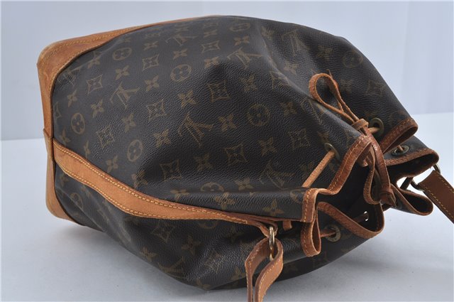 Authentic Louis Vuitton Monogram Noe Shoulder Drawstring Bag M42224 LV J4608