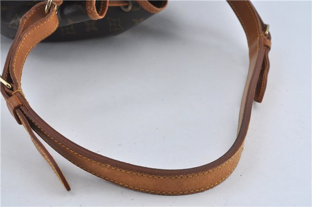 Authentic Louis Vuitton Monogram Noe Shoulder Drawstring Bag M42224 LV J4608