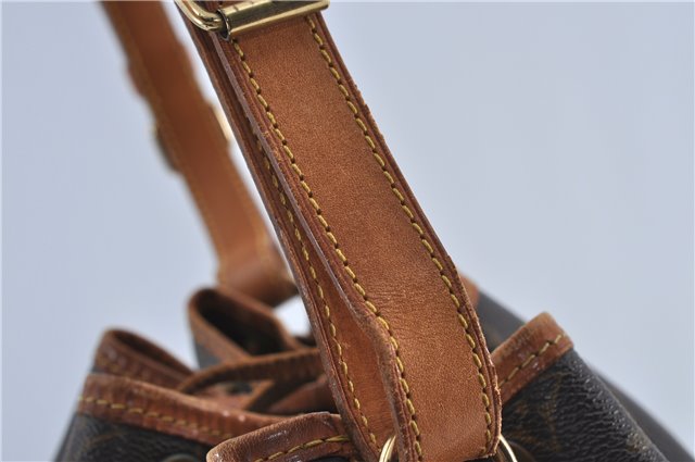 Authentic Louis Vuitton Monogram Noe Shoulder Drawstring Bag M42224 LV J4608