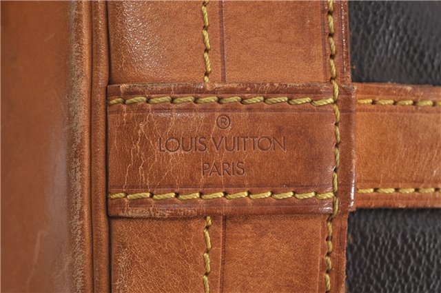 Authentic Louis Vuitton Monogram Noe Shoulder Drawstring Bag M42224 LV J4608