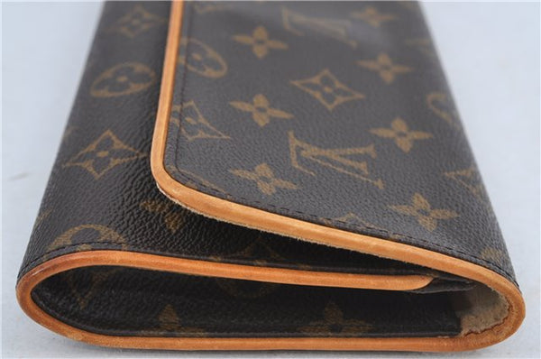 Authentic Louis Vuitton Monogram Pochette Twin GM Shoulder Bag M51852 LV J4609