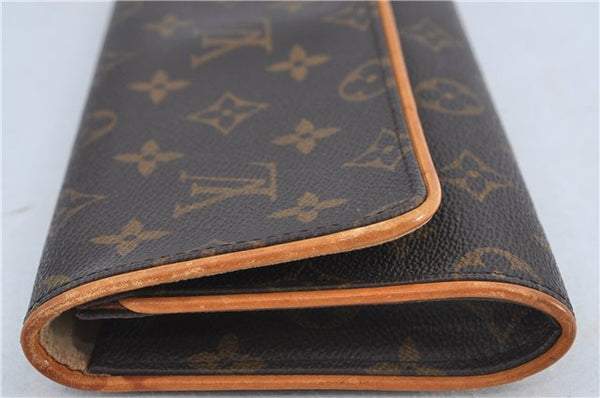 Authentic Louis Vuitton Monogram Pochette Twin GM Shoulder Bag M51852 LV J4609