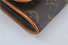 Authentic Louis Vuitton Monogram Pochette Twin GM Shoulder Bag M51852 LV J4609
