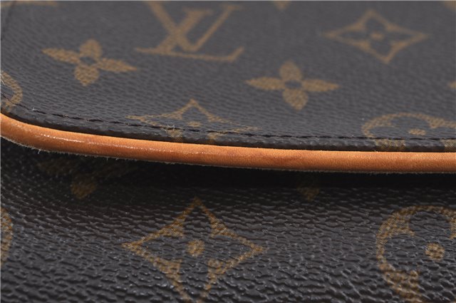 Authentic Louis Vuitton Monogram Pochette Twin GM Shoulder Bag M51852 LV J4609