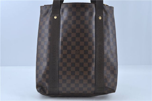 Authentic Louis Vuitton Damier Cabas Beaubourg Shoulder Tote Bag N52006 LV J4611