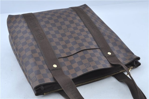 Authentic Louis Vuitton Damier Cabas Beaubourg Shoulder Tote Bag N52006 LV J4611