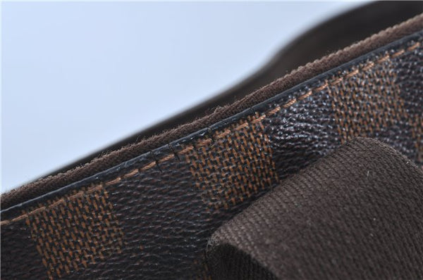 Authentic Louis Vuitton Damier Cabas Beaubourg Shoulder Tote Bag N52006 LV J4611