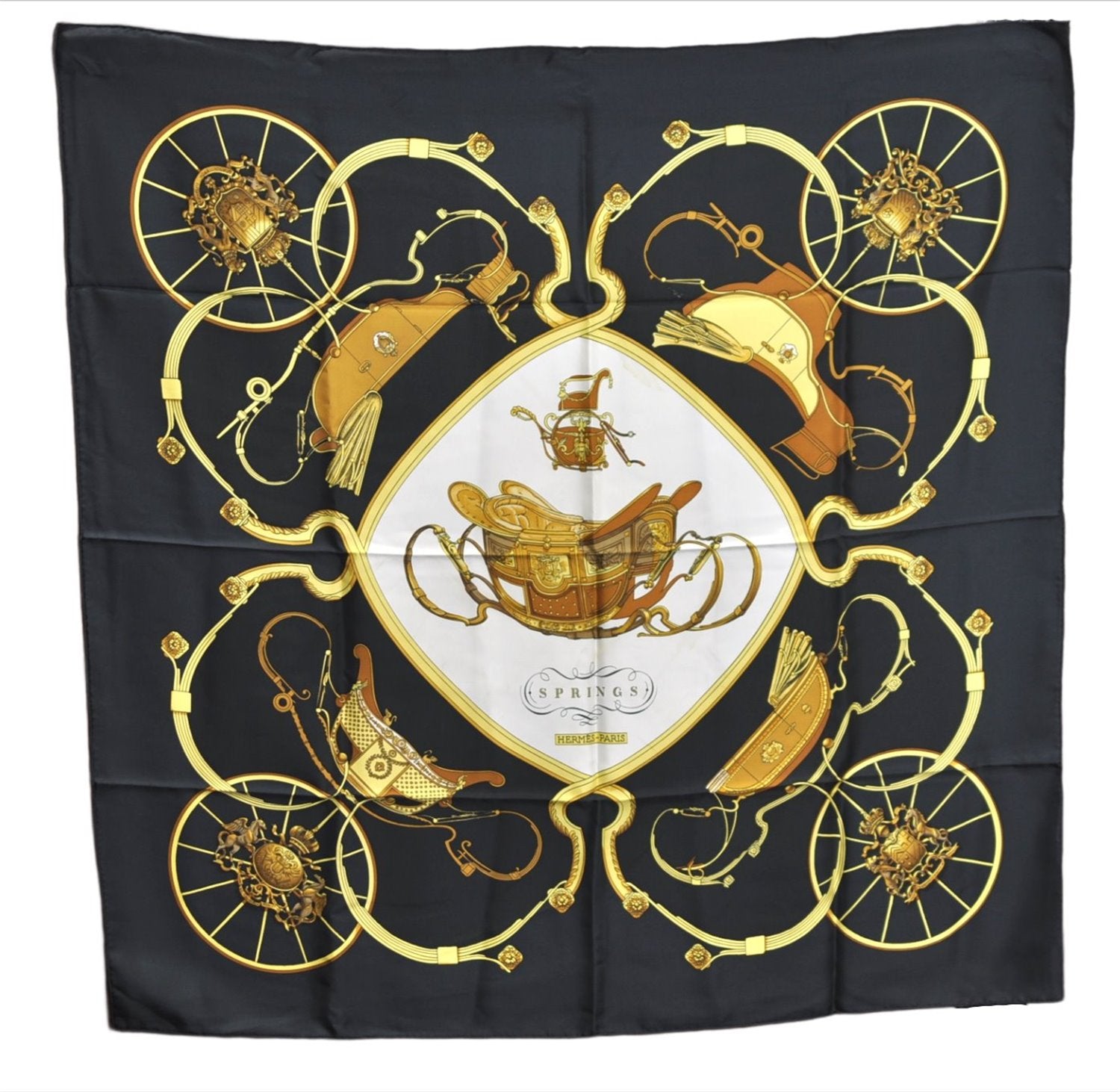 Authentic HERMES Carre 90 Scarf 