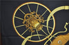 Authentic HERMES Carre 90 Scarf "SPRINGS " Silk Black J4614