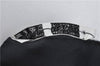 Authentic HERMES Carre 90 Scarf "SPRINGS " Silk Black J4614