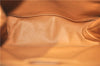 Authentic CELINE Macadam Blason Pattern Clutch Hand Bag PVC Leather Brown J4622