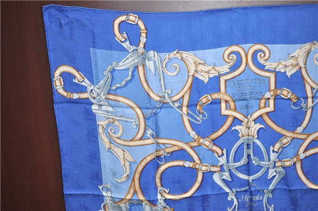 Auth HERMES Carre 90 Scarf 