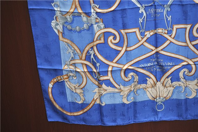 Auth HERMES Carre 90 Scarf 