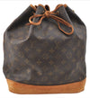 Authentic Louis Vuitton Monogram Noe Shoulder Drawstring Bag M42224 LV J4645