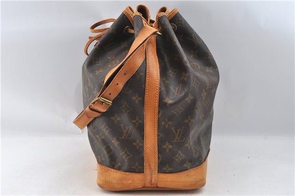 Authentic Louis Vuitton Monogram Noe Shoulder Drawstring Bag M42224 LV J4645
