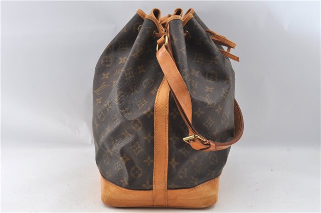 Authentic Louis Vuitton Monogram Noe Shoulder Drawstring Bag M42224 LV J4645
