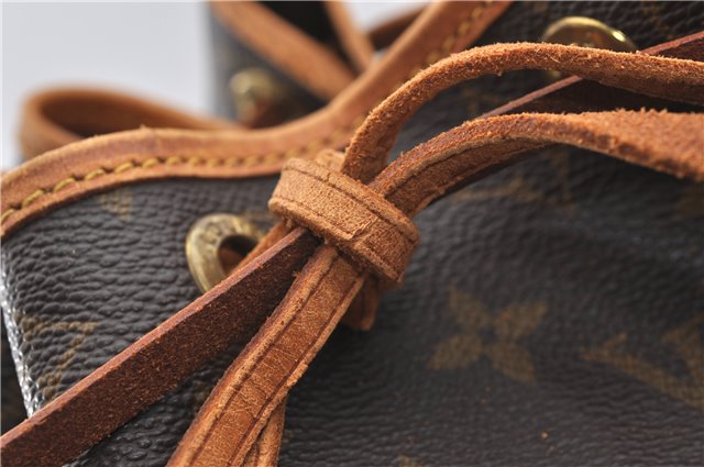 Authentic Louis Vuitton Monogram Noe Shoulder Drawstring Bag M42224 LV J4645