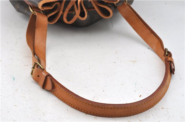 Authentic Louis Vuitton Monogram Noe Shoulder Drawstring Bag M42224 LV J4645