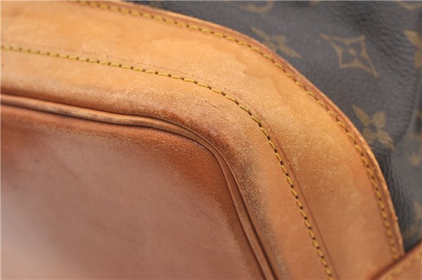 Authentic Louis Vuitton Monogram Noe Shoulder Drawstring Bag M42224 LV J4645