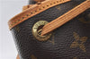 Authentic Louis Vuitton Monogram Noe Shoulder Drawstring Bag M42224 LV J4645