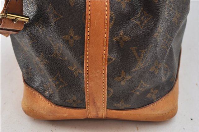 Authentic Louis Vuitton Monogram Noe Shoulder Drawstring Bag M42224 LV J4645