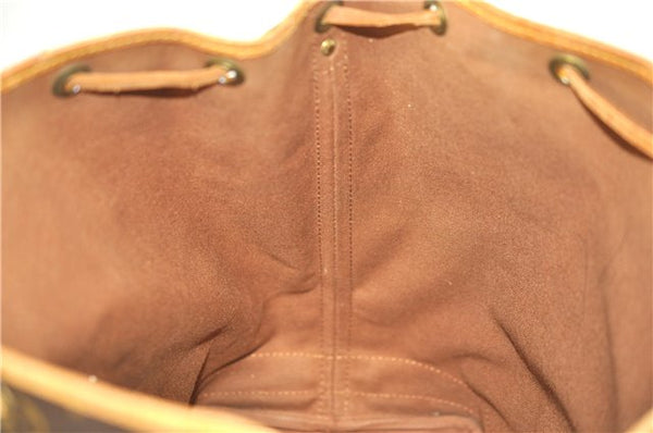 Authentic Louis Vuitton Monogram Noe Shoulder Drawstring Bag M42224 LV J4645