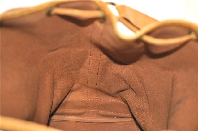 Authentic Louis Vuitton Monogram Noe Shoulder Drawstring Bag M42224 LV J4645