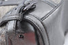 Authentic BURBERRY Check 2Way Shoulder Cross Body Bag Canvas Leather Gray J4649