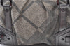 Authentic BURBERRY Check 2Way Shoulder Cross Body Bag Canvas Leather Gray J4649