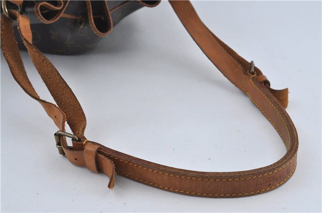 Authentic Louis Vuitton Monogram Noe Shoulder Drawstring Bag M42224 LV J4653