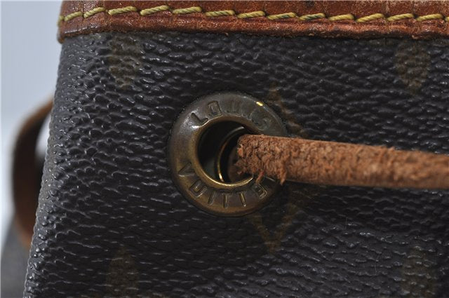 Authentic Louis Vuitton Monogram Noe Shoulder Drawstring Bag M42224 LV J4653