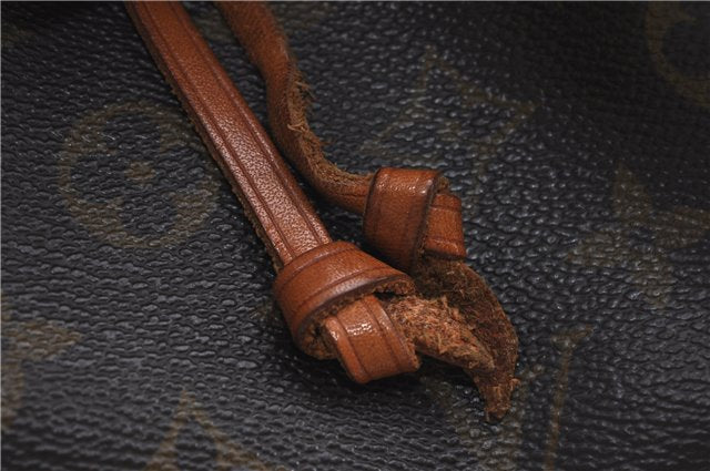 Authentic Louis Vuitton Monogram Noe Shoulder Drawstring Bag M42224 LV J4653