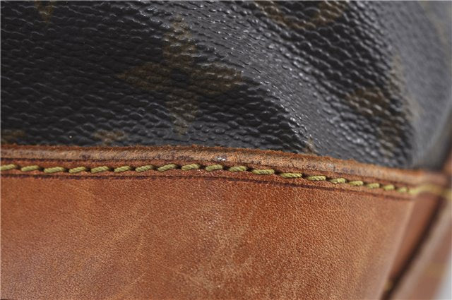 Authentic Louis Vuitton Monogram Noe Shoulder Drawstring Bag M42224 LV J4653