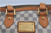 Authentic Louis Vuitton Damier Azur Hampstead PM N51207 Shoulder Tote Bag J4660