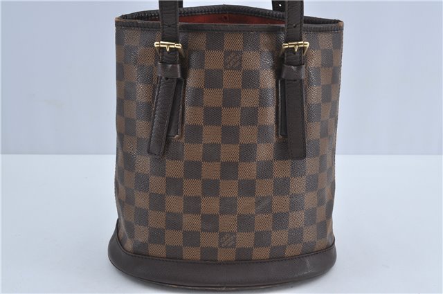 Authentic Louis Vuitton Damier Marais Bucket Shoulder Tote Bag N42240 LV J4664