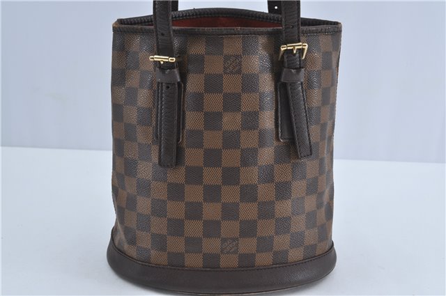 Authentic Louis Vuitton Damier Marais Bucket Shoulder Tote Bag N42240 LV J4664