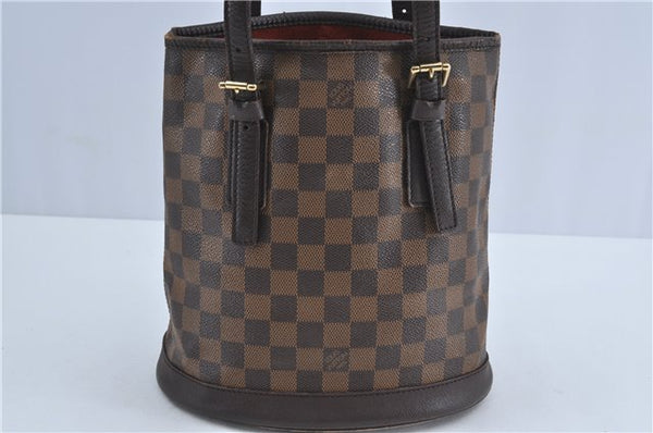 Authentic Louis Vuitton Damier Marais Bucket Shoulder Tote Bag N42240 LV J4664