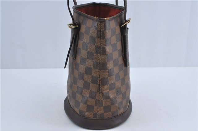 Authentic Louis Vuitton Damier Marais Bucket Shoulder Tote Bag N42240 LV J4664