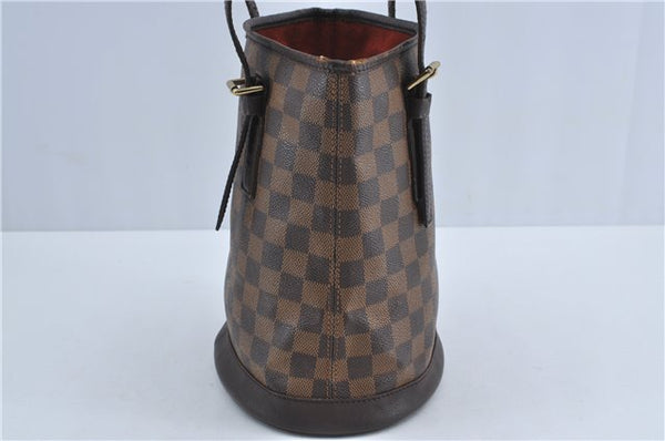 Authentic Louis Vuitton Damier Marais Bucket Shoulder Tote Bag N42240 LV J4664